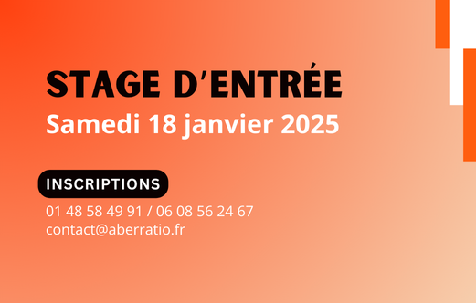 stage d'entrée 18 janvier 2025