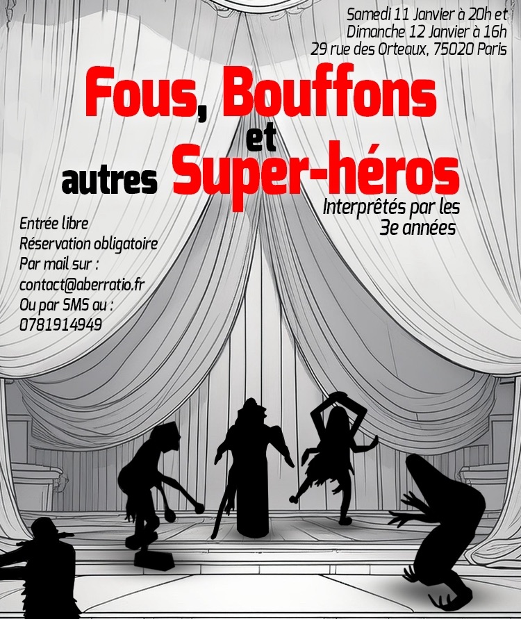 Fous, bouffons et super héros